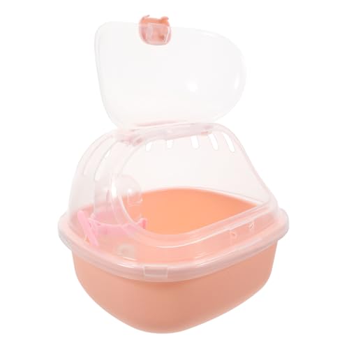 JOINPAYA Transparenter Hamster Tragekäfig aus Stabilem Kompakter Outdoor Käfig für Kleine Haustiere Wie Hamster Ratten und Zuckersegler Praktischer Reisetierbehälter für Sicheren Transport von JOINPAYA