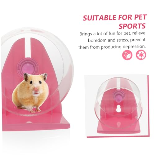 JOINPAYA Transparenter Hamsterlauftrainer aus mit Stabilem Ständer Laufrad für Zwerghamster Rennmäuse und Kleine Nager Fördert Bewegung Muskelaufbau und Mentale Gesundheit Platzsparend JOINPAYA Transparenter Hamsterlauftrainer aus mit Stabilem Ständer Laufrad für Zwerghamster Rennmäuse und Kleine Nager Fördert Bewegung Muskelaufbau und Mentale Gesundheit Platzsparend von JOINPAYA