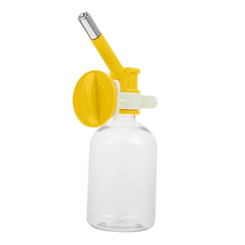 JOINPAYA Trinkkopf Haustier Wassertränke Ratten Wasserflasche Kleintier Flasche Fütterung Hamster Trinkbrunnen Haustier Trinkflaschen Frettchen Wasserflasche Haustier Wasserspender Gelbes von JOINPAYA