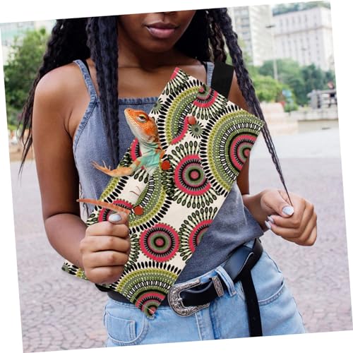 JOINPAYA Verstellbare Reptilien Tragetasche aus Leichtem Canvas Outdoor Sling Bag für Bartagamen Schützende Transporttasche mit Knotensystem Komfortabel und Sicher für von JOINPAYA
