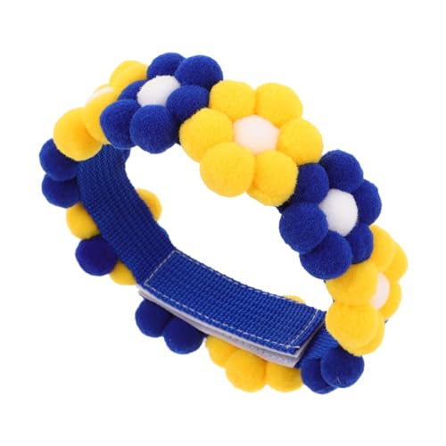 JOINPAYA Verstellbares Hundehalsband: Niedliches Halsband Für Den Alltag Und Besondere Anlässe – Blumenhalskettendekor Aus Polyester Für Kleine Katzenwelpen JOINPAYA Verstellbares Hundehalsband: Niedliches Halsband Für Den Alltag Und Besondere Anlässe – Blumenhalskettendekor Aus Polyester Für Kleine Katzenwelpen von JOINPAYA