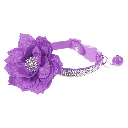 JOINPAYA Verstellbares Katzenhalsband Mit Strasssteinen Stilvolles Haustier Für Kleine Katzen Und Welpen Und Besondere Anlässe Mit Glocke JOINPAYA Verstellbares Katzenhalsband Mit Strasssteinen Stilvolles Haustier Für Kleine Katzen Und Welpen Und Besondere Anlässe Mit Glocke von JOINPAYA