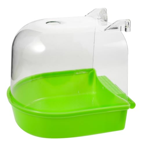 JOINPAYA Vogel Hängende Badewanne aus Robustem für Sittiche Kanarienvögel und Kleine Praktische Duschkabine zur Einfachen und Sicheren Pflege von Haustieren JOINPAYA Vogel Hängende Badewanne aus Robustem für Sittiche Kanarienvögel und Kleine Praktische Duschkabine zur Einfachen und Sicheren Pflege von Haustieren von JOINPAYA
