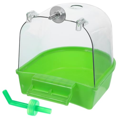 JOINPAYA Vogelbad Papageienzubehör papagei badewanne kleines Vogelduschbecken Vogel Badewanne Haustier-Vogel-Badewanne Sittichbad für Innenkäfig Abs Light Green JOINPAYA Vogelbad Papageienzubehör papagei badewanne kleines Vogelduschbecken Vogel Badewanne Haustier-Vogel-Badewanne Sittichbad für Innenkäfig Abs Light Green von JOINPAYA