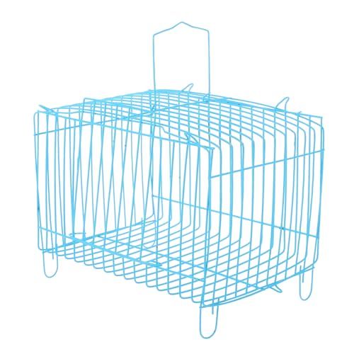 JOINPAYA Tragbarer Vogelkäfig für Papageien Metallkäfig Leichter Transportkäfig Sicherer Haustierkäfig für Outdoor Aktivitäten für Wellensittiche und Kleine Vögel von JOINPAYA
