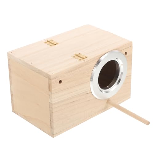 JOINPAYA Holzkäfig Für Vögel Parrot Nest Box Nistkasten Für Wellensittiche Holz Vogelzuchtkasten Für Papageien Gemütlicher Und Einfacher Nistplatz Für Tiere Mit Einfacher Handhabung Und JOINPAYA Holzkäfig Für Vögel Parrot Nest Box Nistkasten Für Wellensittiche Holz Vogelzuchtkasten Für Papageien Gemütlicher Und Einfacher Nistplatz Für Tiere Mit Einfacher Handhabung Und von JOINPAYA