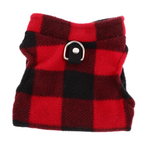 JOINPAYA Warme Hundeweste aus Fleece Winterliche Ärmellose Hundejacke mit Karomuster Weiche und Bequeme Hundebekleidung für Kleine und Mittelgroße Hunde für Outdoor und Haustierpartys JOINPAYA Warme Hundeweste aus Fleece Winterliche Ärmellose Hundejacke mit Karomuster Weiche und Bequeme Hundebekleidung für Kleine und Mittelgroße Hunde für Outdoor und Haustierpartys von JOINPAYA