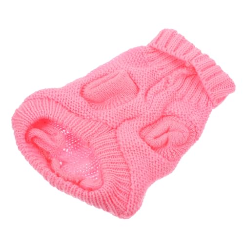 JOINPAYA Warmer Hundepullover für Kleine Hunde Gestrickter Rollkragenpullover aus Weicher Dekorative und Bequeme Haustierkleidung Maschinenwaschbar für Winter und Kalte Tage von JOINPAYA