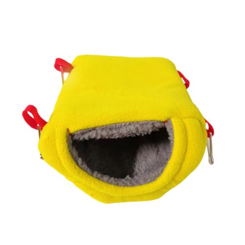 JOINPAYA Warmer Papageien Schlafsack Hängematte für Vögel Weiches Nest Robustes Vogelhaus S Zufällige Farbe für Ruhe und Spiel im Käfig Zufällige Farbe von JOINPAYA