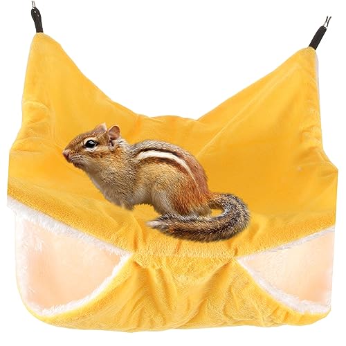 JOINPAYA Warmes Bequemes Hamster Hängematte mit Doppellagigem Design Verschleißfest und Atmungsaktiv für Kleine Haustiere zum Schlafen und Einfach im Käfig zu Installieren Pet Rat JOINPAYA Warmes Bequemes Hamster Hängematte mit Doppellagigem Design Verschleißfest und Atmungsaktiv für Kleine Haustiere zum Schlafen und Einfach im Käfig zu Installieren Pet Rat von JOINPAYA