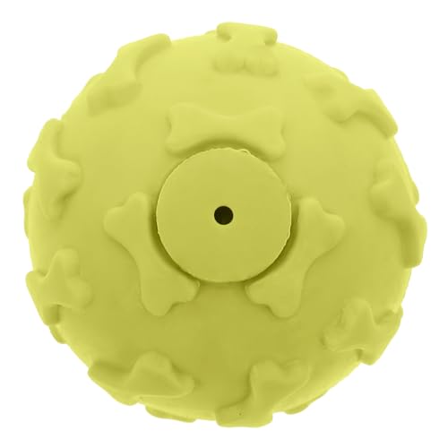 JOINPAYA Welpen Tragbarer Quietschender Kauspielzeugball Aus Elastischem Fördert Das Kaubedürfnis Und Langeweile Für Kleine Und Welpen von JOINPAYA
