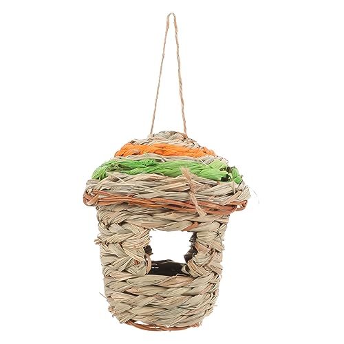 JOINPAYA Wetterfestes Vogelhaus Aus Natürlichem Gras Handgewebtes Für Garten Für Sittiche Und Gartenvögel Und Langlebig Attraktives Design von JOINPAYA