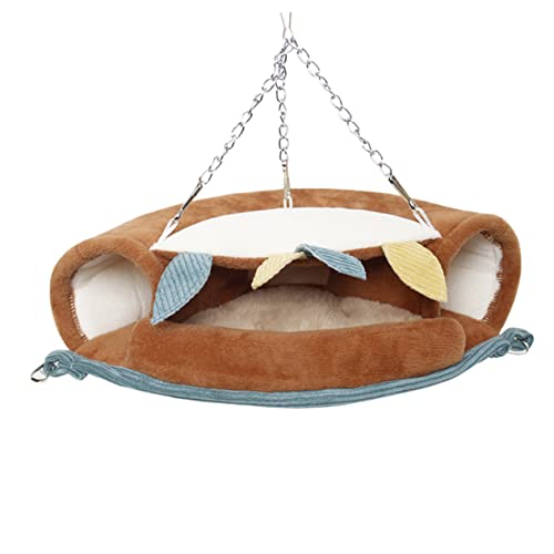 JOINPAYA Winter Hängematte Für Kleine Haustiere Hamster Schlafbett Tunnel Faltbares Modisches Design Für Sicheren Schlaf Für Hamsterkäfige von JOINPAYA