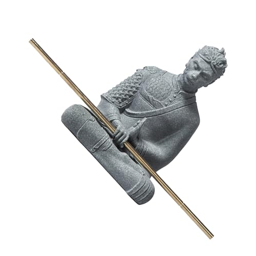 JOINPAYA Wukong Figur Kunstharz Aquarium Dekoration Zen Aquarium Dekorationen Miniatur Kreative Landschaft Miniatur Landschaftsfiguren Asiatisches Dekor Zen von JOINPAYA