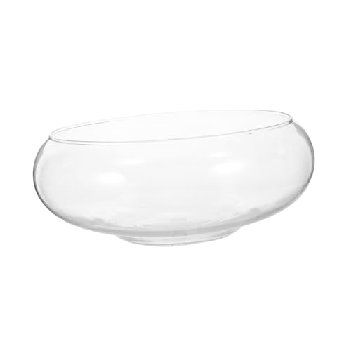 JOINPAYA hydroponische Pflanzenvase Besonderheit Kindergarten Schüsselpflanzgefäß für den Außenbereich wachsend Blume mit Büro-Aquarium Rundes Aquarium aus Glas Transparent von JOINPAYA