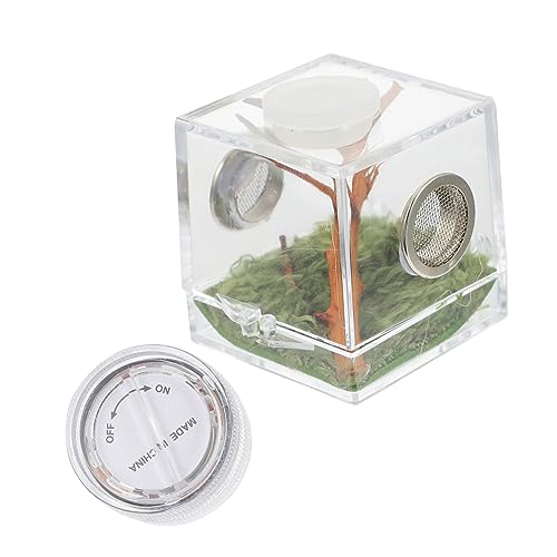 Kleine Spinnenlebensraum Box für Sprungspinnen Micro Habitat Fütterungsöffnung zur Dekoration und Einfachen Pflege Kleine Spinnenlebensraum Box für Sprungspinnen Micro Habitat Fütterungsöffnung zur Dekoration und Einfachen Pflege von JOINPAYA