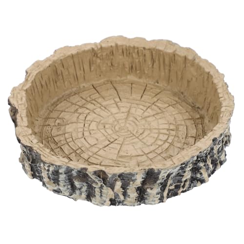 Reptilien Wasser und Futterschale Natürliches Design für Schildkröten und Eidechsen und Reptilienzubehör für Terrarium und Garten Reptilien Wasser und Futterschale Natürliches Design für Schildkröten und Eidechsen und Reptilienzubehör für Terrarium und Garten von JOINPAYA