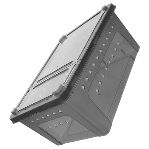 Reptilien Zuchtbox aus Atmungsaktiver Futterbehälter für Kleine für Spinnen und Geckos Langlebig und Transparentes Design von JOINPAYA