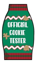Jollidays Pets Official Cookie Tester Ugly Pullover, Grün, Größe L von JOLLIDAYS