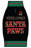 Jollidays Pets Santa Paws Ugly Pullover, Schwarz, Größe M von JOLLIDAYS