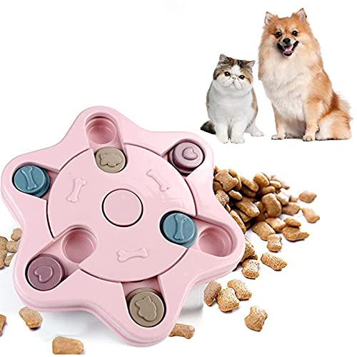 Anti-Rutsch-Puzzle Für Hunde Slow Feeder Puzzle Bowl Interaktives Spielzeug Für Hunde Verlangsamen Hundepuzzle IQ Hundefutter Spielzeug Hundespielzeug Intelligenz Hunde Intelligenz Welpenspielzeug von JOLLOY