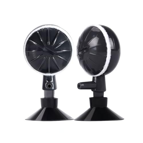 JOMISSLY Verstellbarer Nano-Blasen-Diffusor für Aquarien, ultrafeine Luftsteinscheibe mit Saugnapf, hohe Sauerstoffversorgung für Aquarien, 2 Stück, Schwarz JOMISSLY Verstellbarer Nano-Blasen-Diffusor für Aquarien, ultrafeine Luftsteinscheibe mit Saugnapf, hohe Sauerstoffversorgung für Aquarien, 2 Stück, Schwarz von JOMISSLY