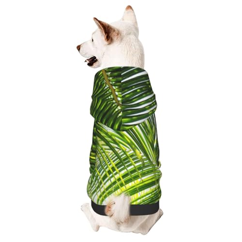 Bedruckter Kapuzenpullover für kleine Haustiere, atmungsaktiv und weich, geeignet für den Innen- und Außenbereich von JONGYA