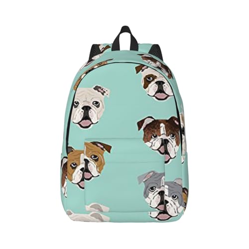 Leichter und stilvoller Canvas-Rucksack für Hunde, für Reisen, Wandern und den täglichen Gebrauch, robuster Rucksack, Camping-Rucksack, Tagesrucksack für Outdoor-Aktivitäten von JONGYA