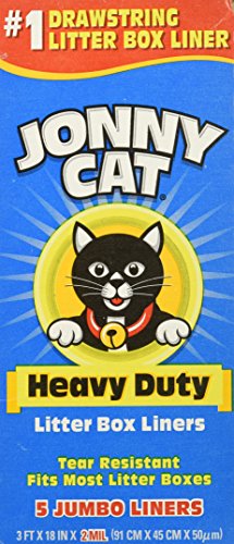 JONNY CAT Katzenklo-Einlagen, 5 pro Box, 2 Stück (insgesamt 10 Einlagen) von JONNY CAT
