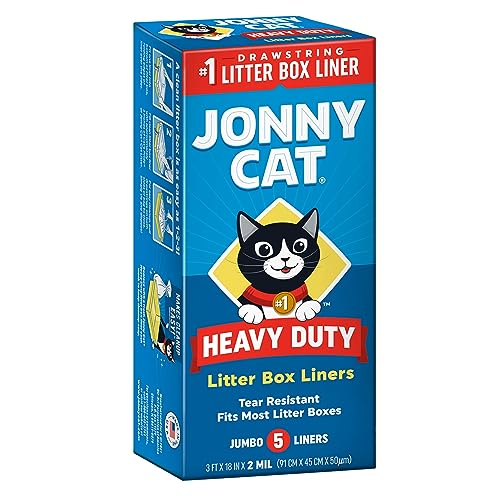 Jonny Katze Heavy Duty Katzentoilette, Jumbo, 5 Liners-Box von JONNY CAT
