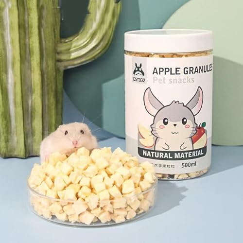 JONSANTYGFRY Hamsterfutter Tiersnacks Apfelpellets für kleine Nagetiere von JONSANTYGFRY