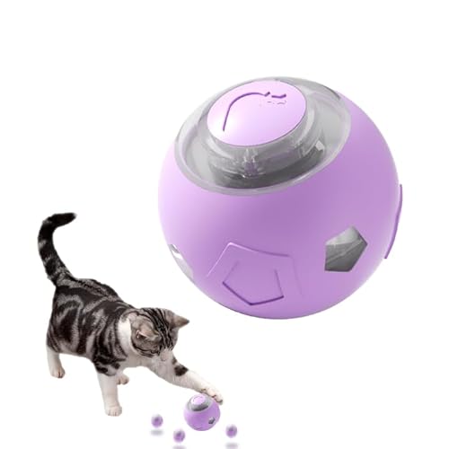 JOPWUE Elektrischer interaktiver Hundespielzeug-Ball, springender Aktivierungsball, wiederaufladbares, automatisches bewegliches Spielzeug mit Touch-Aktivierung, für Langeweile Welpen, kleine von JOPWUE