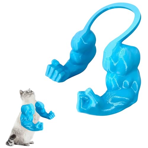 Katzen-Muskelarm-Dekoration, 3D-gedruckte Katzen-Muskelarme, Halloween-Kostüme für Haustiere, Katzenhalsarme mit Muskeln, starker Arm für Katzen, riesige Halloween-Requisiten für lustige kleine von JOPWUE