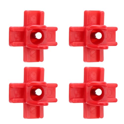 40PCS Chicken Waterer Nippel, Plastiks Tahl Automatischer Geflügel Nippel-Waterer mit Bohrer, Nicht Leckiger Hühner-Waterer-Kit für Eimer-Futter-Hühnerstall Rot von JOROBURO
