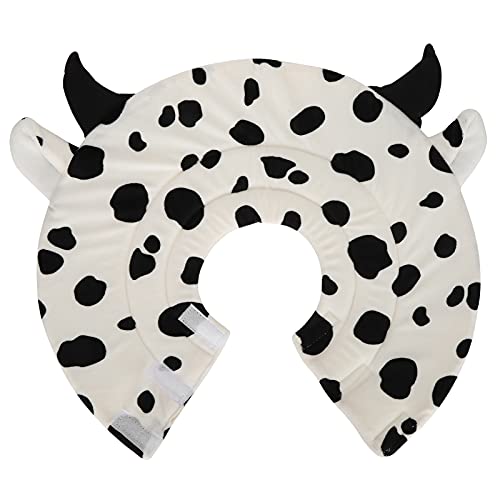 JOROBURO Cat Elizabeth Cone, Kuhförmiges Katzenschutzhalsband, Schützendes Hundehalsband Zur Genesung, Haustier-Soft-Chirurgie-Wundheilungs-Anti-Biss-Halshalsband für Kleine, Mittelgroße JOROBURO Cat Elizabeth Cone, Kuhförmiges Katzenschutzhalsband, Schützendes Hundehalsband Zur Genesung, Haustier-Soft-Chirurgie-Wundheilungs-Anti-Biss-Halshalsband für Kleine, Mittelgroße von JOROBURO