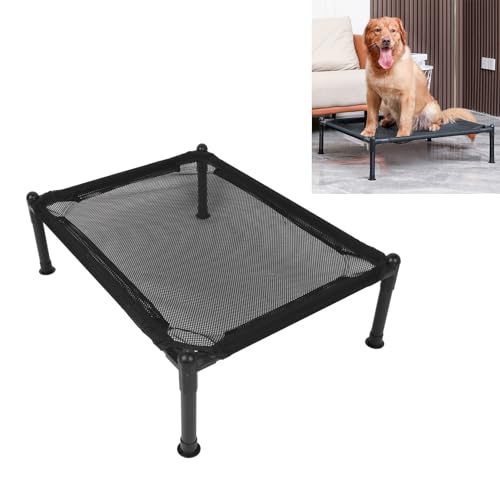 Erhöhtes Hundebett, für Alle Jahreszeiten, Universeller Metallrahmen, Atmungsaktives Netz, Erhöhtes Hundebett für Den Außenbereich, Kühlendes Erhöhtes Hundebett, Hundehängemattenbett(S 1600ML) Erhöhtes Hundebett, für Alle Jahreszeiten, Universeller Metallrahmen, Atmungsaktives Netz, Erhöhtes Hundebett für Den Außenbereich, Kühlendes Erhöhtes Hundebett, Hundehängemattenbett(S 1600ML) von JOROBURO