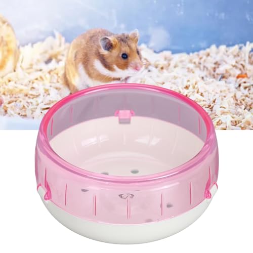 Hamster-Übungsrad, Leises, Interessantes Kleines Haustier-Laufrad, Leises Spinner-Laufrad, Übungsrad, Spielzeug, Hamsterkäfig-Zubehör für Haustierhamster, Rennmäuse, Mäuse, Ratten, Meerschweinchen, Ig von JOROBURO