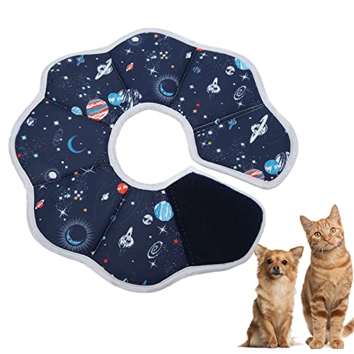 Haustier-Erholungshalsband, Wasserdicht, Bissfest, Atmungsaktiv, Bequem, Elisabethanisches Katzenhalsband, Schützender Katzenhalskegel für Hunde, Katzen, Kätzchen und Welpen Haustier-Erholungshalsband, Wasserdicht, Bissfest, Atmungsaktiv, Bequem, Elisabethanisches Katzenhalsband, Schützender Katzenhalskegel für Hunde, Katzen, Kätzchen und Welpen von JOROBURO