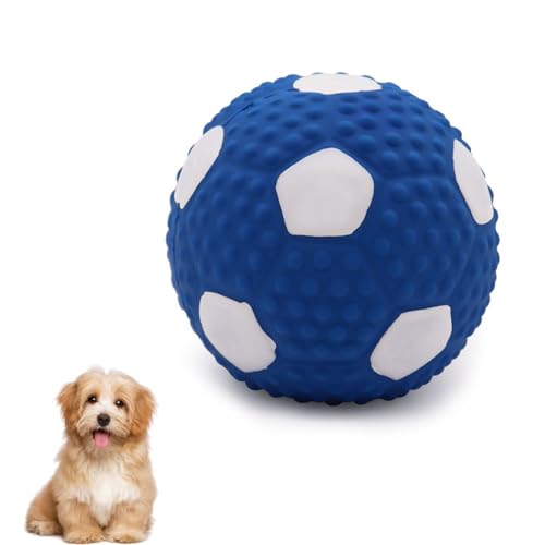 Hunde-Latex-Ballspielzeug, Weich, Flexibel, Sicheres Zähneknirschen, Interaktives, Quietschendes Latex-Hundefußballspielzeug, Latex-Gummi-Hundebälle, Hundefußball, Kau-Fetch-Wurfball für Hundetraining Hunde-Latex-Ballspielzeug, Weich, Flexibel, Sicheres Zähneknirschen, Interaktives, Quietschendes Latex-Hundefußballspielzeug, Latex-Gummi-Hundebälle, Hundefußball, Kau-Fetch-Wurfball für Hundetraining von JOROBURO