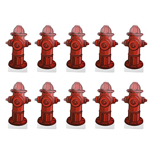 JOROBURO 10-teiliger Hunde-PIPI-Pad-Trainer, Feuerhydrant für Hunde Zum Pinkeln, Wiederverwendbares Töpfchen-Trainings-Hunde-PIPI-Pad, Papier-Feuerhydranten-förmiger JOROBURO 10-teiliger Hunde-PIPI-Pad-Trainer, Feuerhydrant für Hunde Zum Pinkeln, Wiederverwendbares Töpfchen-Trainings-Hunde-PIPI-Pad, Papier-Feuerhydranten-förmiger von JOROBURO