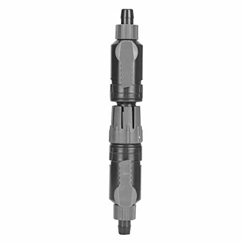 JOROBURO Aquarium-Filteranschluss, Aquarium-Wasserregelventil, Schnellverschluss-Doppelhahn-Anschluss, Aquarium-Schlauchrohr-Adapter für Aquarium und Gartenschlauch (K-12/16 mm) von JOROBURO