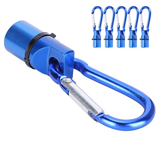 JOROBURO Clip auf Haustier Hunde Halsband, LED-Licht Haustier Anhänger mit Karabiner, wasserdichte Karabiner Clip LED-Hunde Beleuchtung, LED-Hunde Halsbänder Licht für Radfahren, (Blau) von JOROBURO