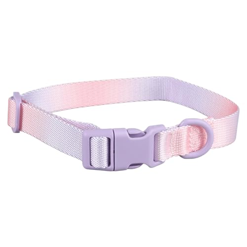 JOROBURO Hundehalsband, Farbenfrohes, Modisches, Langlebiges Haustierhalsband, Verstellbares Hundehalsband, Bequemes Polyester-Haustierhalsband, Katzenhalsbänder, Welpenhalsband für die von JOROBURO