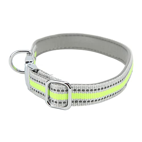 JOROBURO Hundehalsband, Reflektierendes, Personalisiertes Hundehalsband mit Schnellverschluss-Metallschnalle, Verstellbares, Robustes Haustierhalsband aus Weichem Nylon, Welpenhalsband von JOROBURO