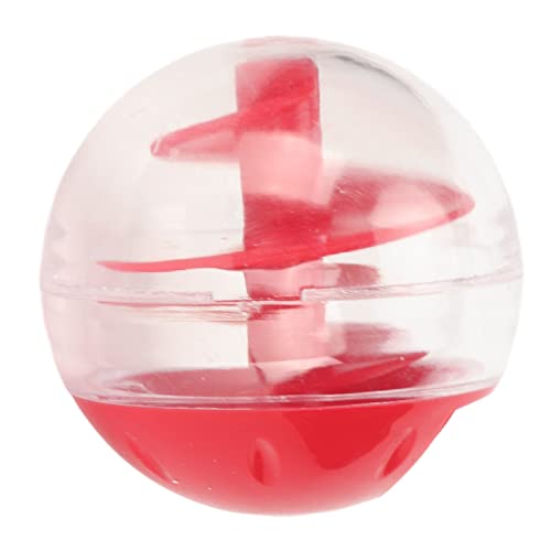 JOROBURO Katzenfutter-Spenderball-Spielzeug, Bissfester, Interaktiver Puzzle-Ball für Langsames Futter für Haustiere, Verstellbarer Katzenleckerli-Spenderball mit Auslaufendem Mund für von JOROBURO
