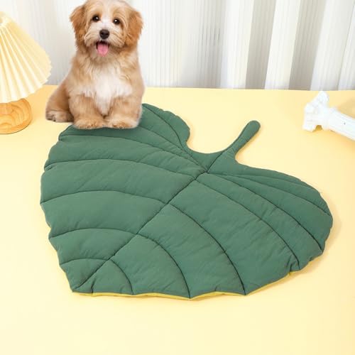 JOROBURO Katzenmatte, Blattform Geformtes Katzenbett Verdickte Bequem JOROBURO Katzenmatte, Blattform Geformtes Katzenbett Verdickte Bequem von JOROBURO