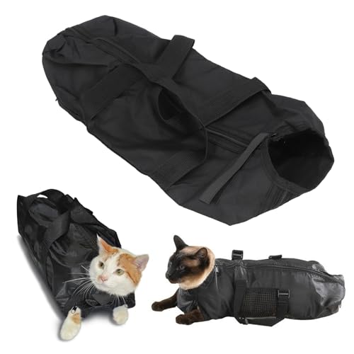 JOROBURO Katzenpflegetasche, Kratzfeste, Multifunktionale, Atmungsaktive Haustier-Bade-Rückhaltetasche, Katzen-Badetasche, Verstellbare Katzenpflege-Netztasche Zum Nagelschneiden JOROBURO Katzenpflegetasche, Kratzfeste, Multifunktionale, Atmungsaktive Haustier-Bade-Rückhaltetasche, Katzen-Badetasche, Verstellbare Katzenpflege-Netztasche Zum Nagelschneiden von JOROBURO