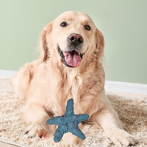 JOROBURO Kauspielzeug Zum Zahnen für Welpen, Gummi, Niedlicher Seestern-Stil, Weiche, Leuchtende Farben, Zahnfleischmassage, Kauspielzeug für Hunde, Interaktives Puzzle-Seestern-Spielzeug von JOROBURO