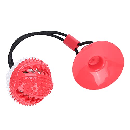 JOROBURO Kauspielzeug für Hunde, Multifunktionaler Interaktiver Saugnapfball für Hunde mit Integrierter Glocke, Reinigungsball für Backenzähne des Hundes, Futterspenderball, Seilzerrball, JOROBURO Kauspielzeug für Hunde, Multifunktionaler Interaktiver Saugnapfball für Hunde mit Integrierter Glocke, Reinigungsball für Backenzähne des Hundes, Futterspenderball, Seilzerrball, von JOROBURO