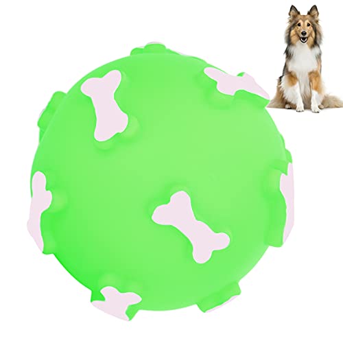 JOROBURO Quietschender Hundeball, Quietschender Gesangsball für den Außenbereich, Sauberes Zahnen-Kauspielzeug für Hunde, Weiches, Federndes Apportierballspielzeug für Kleine, Mittelgroße JOROBURO Quietschender Hundeball, Quietschender Gesangsball für den Außenbereich, Sauberes Zahnen-Kauspielzeug für Hunde, Weiches, Federndes Apportierballspielzeug für Kleine, Mittelgroße von JOROBURO